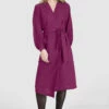 Closet London Magenta Purple Wrap A-Line Dress -Closet London Popular Shop D8560 2 77469.1665567867