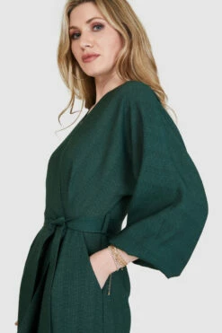 Closet London Green Wrap A-Line Midi Dress -Closet London Popular Shop D8560 44 93404.1658158881