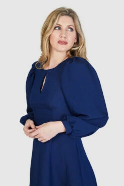 Closet London Blue A-Line Midi Dress 8 Closet London Blue A-Line Midi Dress -Closet London Popular Shop D8563 46 02516.1658936671