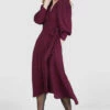 Closet London Magenta PurpleHigh-Low Wrap Maxi Dress -Closet London Popular Shop D8576 23 37483.1659002251