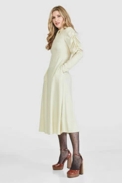 Closet London Cream Twist Neck Midi Dress -Closet London Popular Shop D8601 26 42289.1658158338