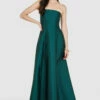 Closet London Forest Green Strapless Maxi Dress -Closet London Popular Shop D8734 1183 33826.1662541904