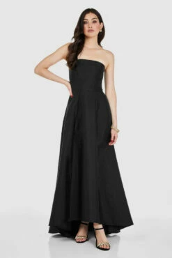Closet London Black Strapless Maxi Dress -Closet London Popular Shop D8734 1183 33826 34320.1667406434