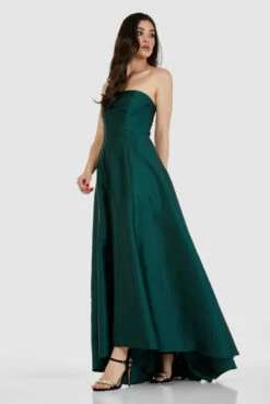 Closet London Forest Green Strapless Maxi Dress -Closet London Popular Shop D8734 1201 62768.1662542325
