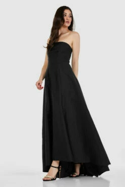 Closet London Black Strapless Maxi Dress -Closet London Popular Shop D8734 1201 62768 75835.1667406434