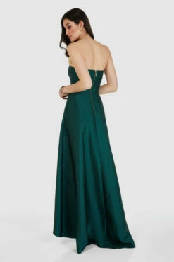 Closet London Forest Green Strapless Maxi Dress -Closet London Popular Shop D8734 1203 28454.1662541935
