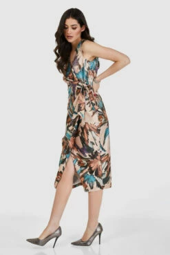 Closet London Multi Print Tie Wrap Pencil Dress 8 Closet London Multi Print Tie Wrap Pencil Dress -Closet London Popular Shop D8764 0596 13882.1662541693