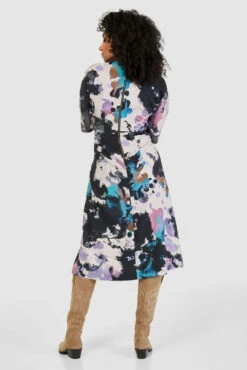 Closet London Multi Print Kimono Wrap Dress -Closet London Popular Shop D8776 0569 86633.1662544347