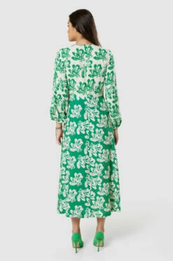 Closet London Green Print Gathered Neck Midi Dress 9 Closet London Green Print Gathered Neck Midi Dress -Closet London Popular Shop D8848 20220621 Closet London 18358 83301.1660580164