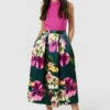 Closet London Pink2-in-1 Floral PrintSkirt Dress