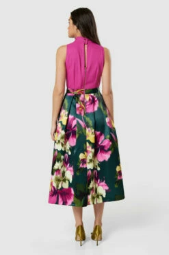 Closet London Pink2-in-1 Floral PrintSkirt Dress -Closet London Popular Shop D8865 20220621 Closet London 18407 60070.1659707223