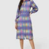 Closet London Purple MultiPrint High Collar Midi Dress -Closet London Popular Shop D8919 20220621 Closet London 17345 41005.1667494879