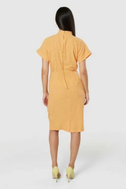 Closet London Peach Orange PencilMidi Dress -Closet London Popular Shop D8993 20220620 Closet London15999 57799.1673884028