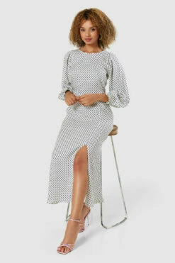 Closet London Ivory White Printed A-LineDress -Closet London Popular Shop D9049 20220830 Closet London 32950 43032.1677164384