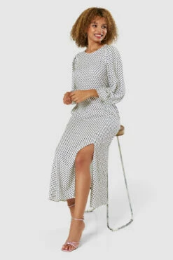 Closet London Ivory White Printed A-LineDress -Closet London Popular Shop D9049 20220830 Closet London 32959 41687.1677164384