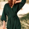 Closet London Green Wrap A-Line Midi Dress -Closet London Popular Shop D9255 2 54070.1678794686