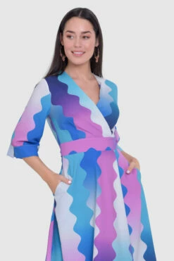 Closet London PinkWrap High-Low Dress -Closet London Popular Shop D9318 RAF2665 15825.1685458030