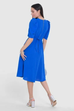 Closet London Cobalt Blue A-Line Tie Waist Dress -Closet London Popular Shop D9379 15 68086.1685457668