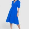Closet London Cobalt Blue A-Line Tie Waist Dress 2 Closet London Cobalt Blue A-Line Tie Waist Dress -Closet London Popular Shop D9379 7 80852.1685457693