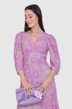 Closet London Pink Wrap Tie-Waist Dress -Closet London Popular Shop D9406 13 94985.1685458357