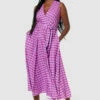 Closet London Pink Wrap Dress