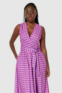 Closet London Pink Wrap Dress -Closet London Popular Shop D9493 PINK 65427 99579.1691424205