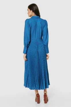 Closet London Purple Pleated Shirt Dress -Closet London Popular Shop D9515 PURPLE 65031 20166.1690195306