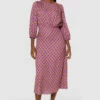 Closet London Purple Maroon Tie Back Midi Dress 1 Closet London Purple Maroon Tie Back Midi Dress -Closet London Popular Shop D9536 MAROON 64896 27674.1690195087