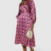 Closet London Purple High-Low Wrap Dress -Closet London Popular Shop D9538 PURPLE 64632 53629.1690195241