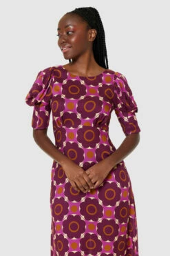 Closet London Maroon V-Back Midi Dress -Closet London Popular Shop D9561 MAROON 65260 93826.1690195536