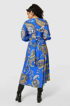 Closet London Royal Blue High-Low Wrap Dress -Closet London Popular Shop D9659 ROYAL BLUE 1900 25586.1694517994