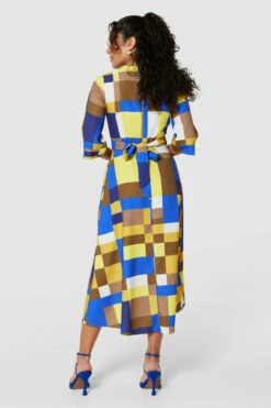 Closet LondonBlue High-Low Wrap Dress -Closet London Popular Shop D9663 BLUE 1023 00236.1693562257