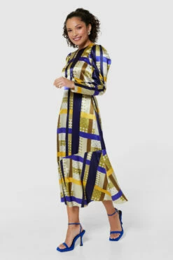 Closet London Olive Green A-Line Dress -Closet London Popular Shop D9669 OLIVE 1586 95012.1693567193