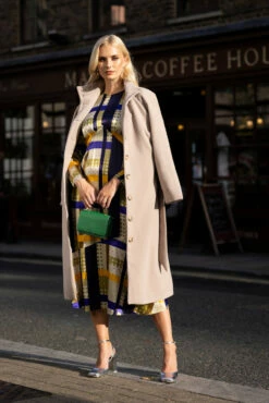 Closet London Latte Long Coat -Closet London Popular Shop D9669 Olive J9724 LATTE 11 33745.1694608107