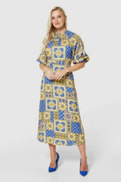 Closet LondonYellow A-Line Dress -Closet London Popular Shop D9678 YELLOW 0201 83677.1693840471
