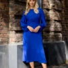 Closet LondonRoyal BlueA-Line Midi Dress -Closet London Popular Shop D9711 Royal Blue 1 3 62092.1694438088