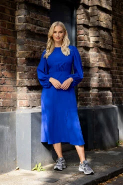 Closet LondonRoyal BlueA-Line Midi Dress
