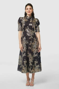 Closet London Black Tie Back A-Line Dress -Closet London Popular Shop D9833 BLACK 20230405 Closet London0470 59975.1696607134