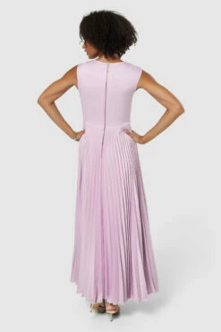 Closet London Pink Twist Detail Maxi Pleated Dress -Closet London Popular Shop FHcZqlOU 25276.1670495723