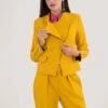 Closet London Yellow Biker Jacket