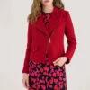 Closet London Red Biker Jacket