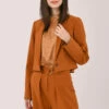 Closet London Tan Cropped Jacket -Closet London Popular Shop J6327 DSC 2669 45944.1633089870