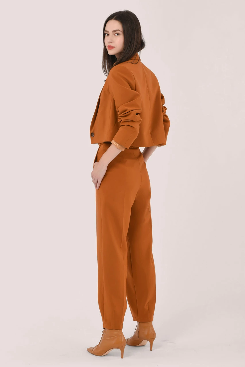 Closet London Tan Cropped Jacket 5 Closet London Tan Cropped Jacket - Image 3