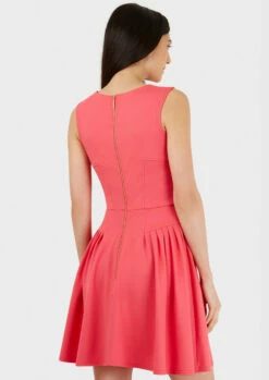 Closet Side Panel A Line Dress -Closet London Popular Shop J770 PINK SKATER 3 56014.1602696915