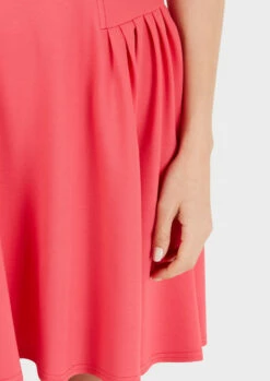 Closet Side Panel A Line Dress -Closet London Popular Shop J770 PINK SKATER 4 49348.1602696915