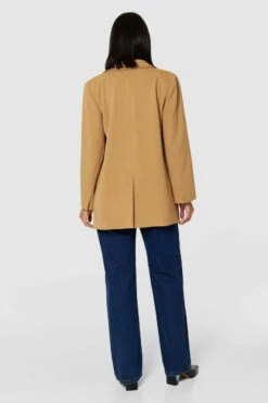 Closet London Camel Oversized Blazer -Closet London Popular Shop J9736 CAMEL MC 190 14611 31582.1692897022