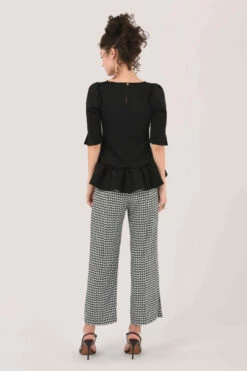 Closet London Black Gathered Hem Top -Closet London Popular Shop JB6542 DSC 5333 12943.1605698944