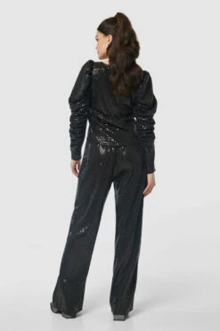 Closet London Black Wide Leg Flared Trousers -Closet London Popular Shop JB9853 BLACKJT9855 BLACK20230405 Closet London0899 45348.1697114040