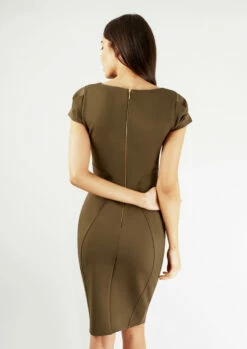 Closet London Bodycon Ponte Pencil DressKHAKI -Closet London Popular Shop JD2983 GREEN 3 39558.1695051449