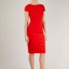 Closet LondonBodycon Ponte Pencil Dress RED